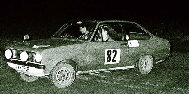 Ford Escort MK competing in classic Road Rally